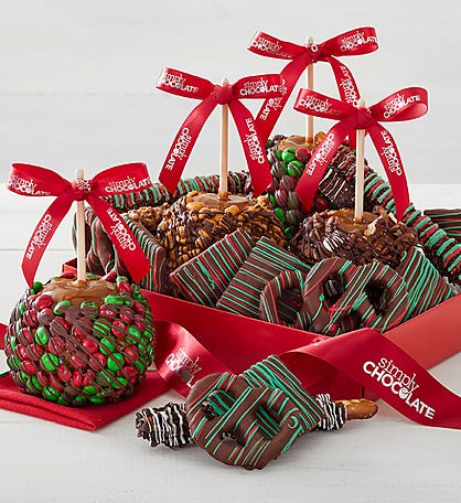 Simply Chocolate® Deluxe Christmas Cravings Tray